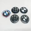 4Pcs 70mm wheel hub center cover sticker. Suitable for BMW 5/7/8 series and M models, aluminum alloy hub badge patch accessories