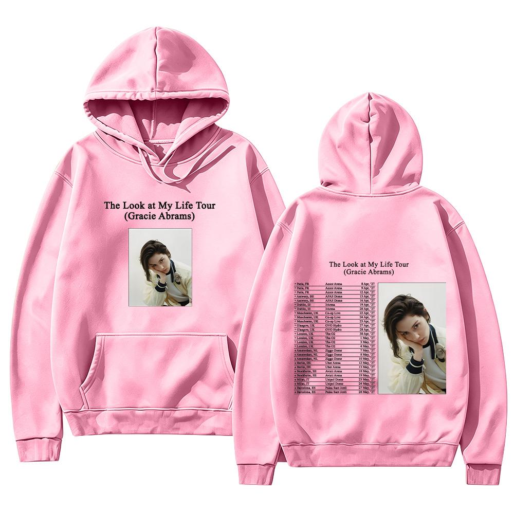 The Look At My Life Tour Gracie Abrams Hoodies Herren Damen Ästhetische Retro Sweatshirts Unisex Neu High Street Übergroße Pullover