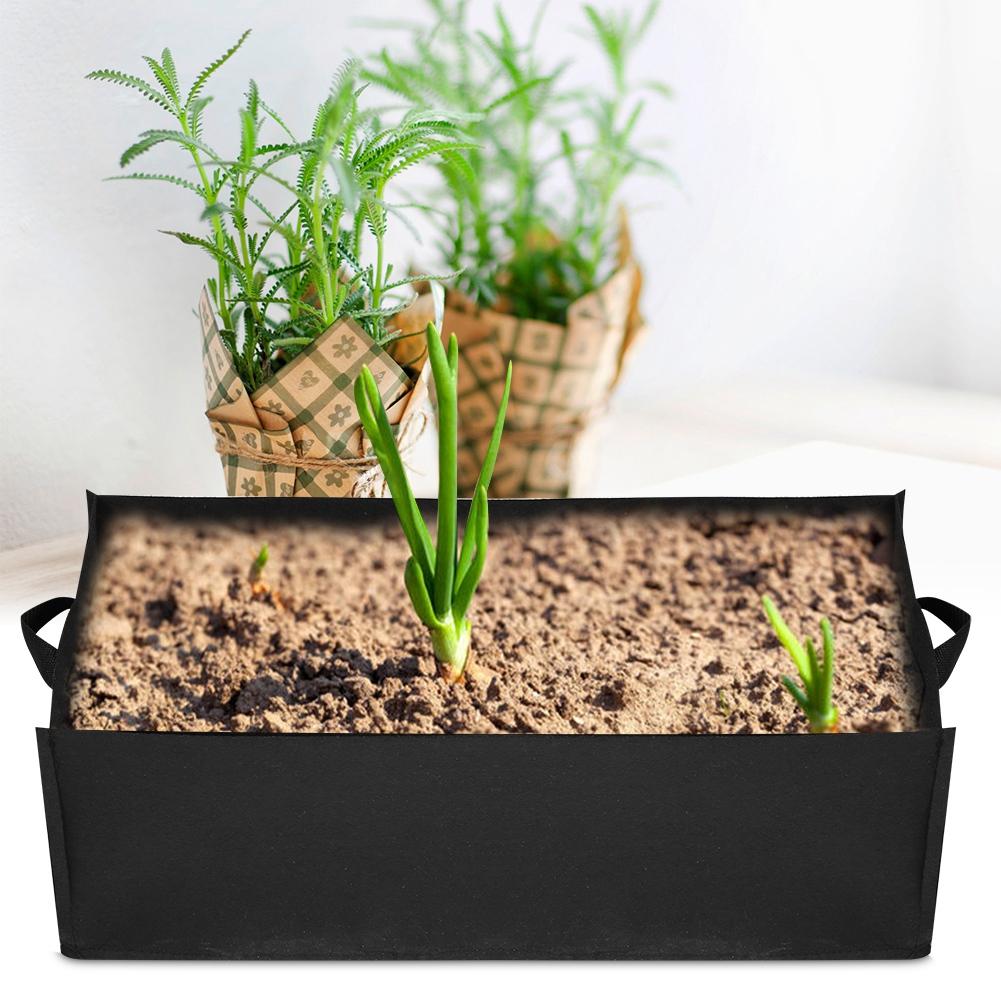 1Pc Vegetable Strawberry Planting   Bag Garden Plant Flower Nursery Planter(S 40*30*20cm)