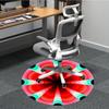 1pc Kaleidoscope Pattern Carpet, Round Non Slip Durable Large Size Office Carpet, Suitable for Office