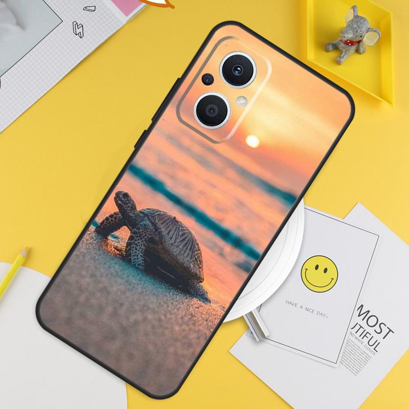 Ocean Sea Turtle For OPPO Reno 14 12 11 10 13 Pro 8T 11F 12F 13F 14F 7 8 Lite OPPO Find X9 X8 X6 X5 Pro Case