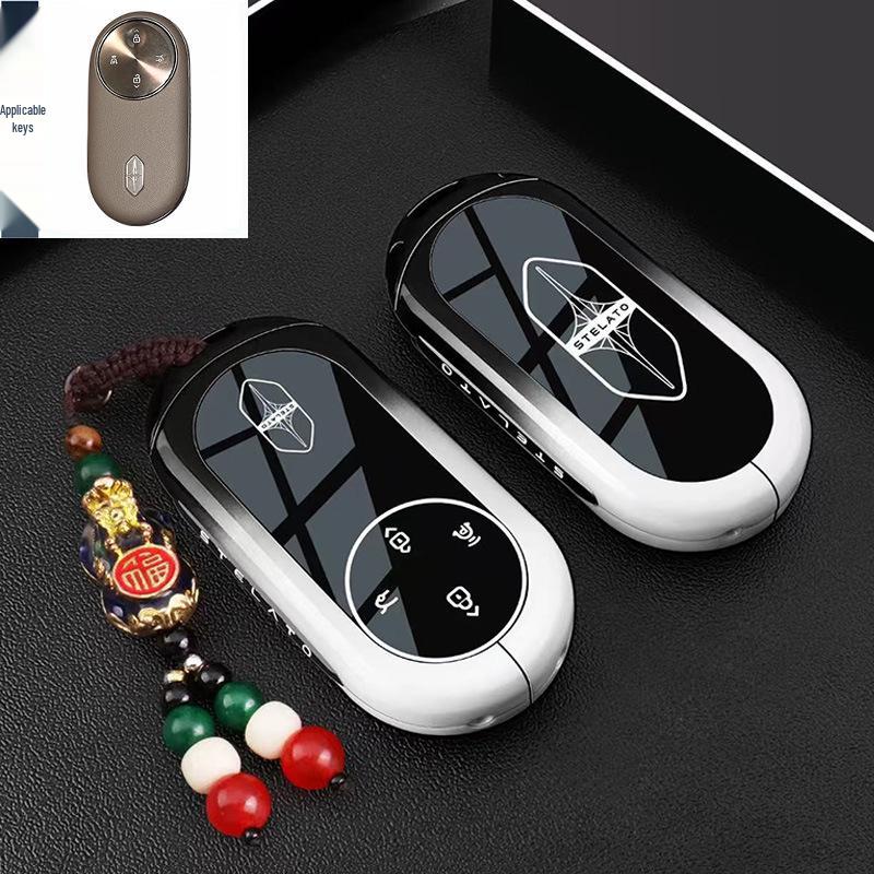Anwendbare STELATO Enjoy S9T Schlüsseltasche für Modell 25/26/2026 - Neue S9 Fernbedienungs-Autotasche mit Schnalle.