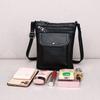 Mobile Phone Bag Female Messenger Leather Versatile First Layer Cowhide Spring And Summer Multi-Layer Small Satchel Mini Small Bag