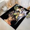 Anime Characters Printed Rug for Home Decor - Cartoon Style Carpet Suitable for use as an anti-slip for living room bedroom sofas