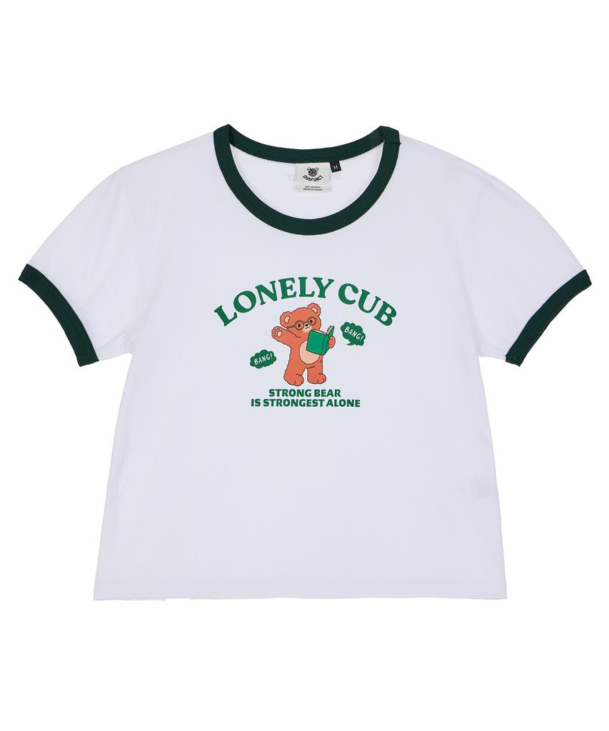 DYSFUNCT Lonely Cub Ringer T-Shirt(Green)