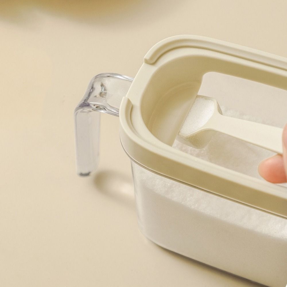 Plastic Spice Jars Sealed Salt Seasoning Box Durable Spice Storage Container Kitchen Supplies