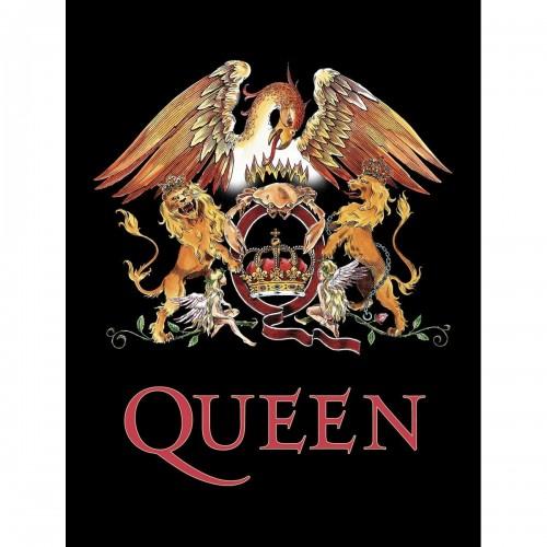 Queen Sherpa Fleece Crest Blanket