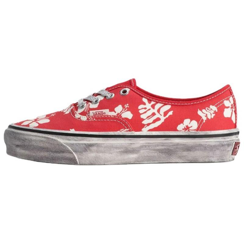 Vans Premium Authentic LX Versatile Comfort Unisex Skate Shoes Red VN000DB8CYK1 37