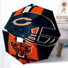 Printed Chicago Bears logo Folding Umbrella,Outdoor,Leisure,And Travel Umbrella,Durable Umbrella Fabric,Birthday And Holiday Gift