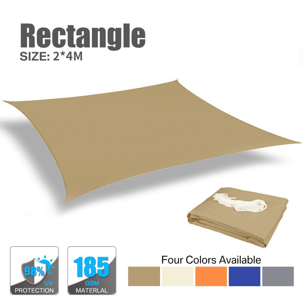 Sand Shade Sail UV Block Waterproof Garden Canopy Sun Shade Cloth Camping Gazebo For Outdoor Backyard Pool Awnings Sun Shelters