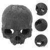 Black Skull Resin Naments Fish Tank Decorations Aquarium Decor Fake Model Pet Products Resin Head Bone Statue Fish Tank