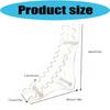 2Pcs Reversible PVC Pen Stand 12 Compartments Desk Pen Organiser Display Rack For Artists Teachers And Offices Workers