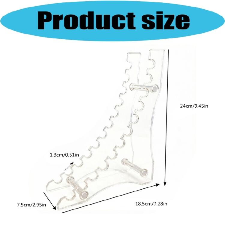 2Pcs Reversible PVC Pen Stand 12 Compartments Desk Pen Organiser Display Rack For Artists Teachers And Offices Workers