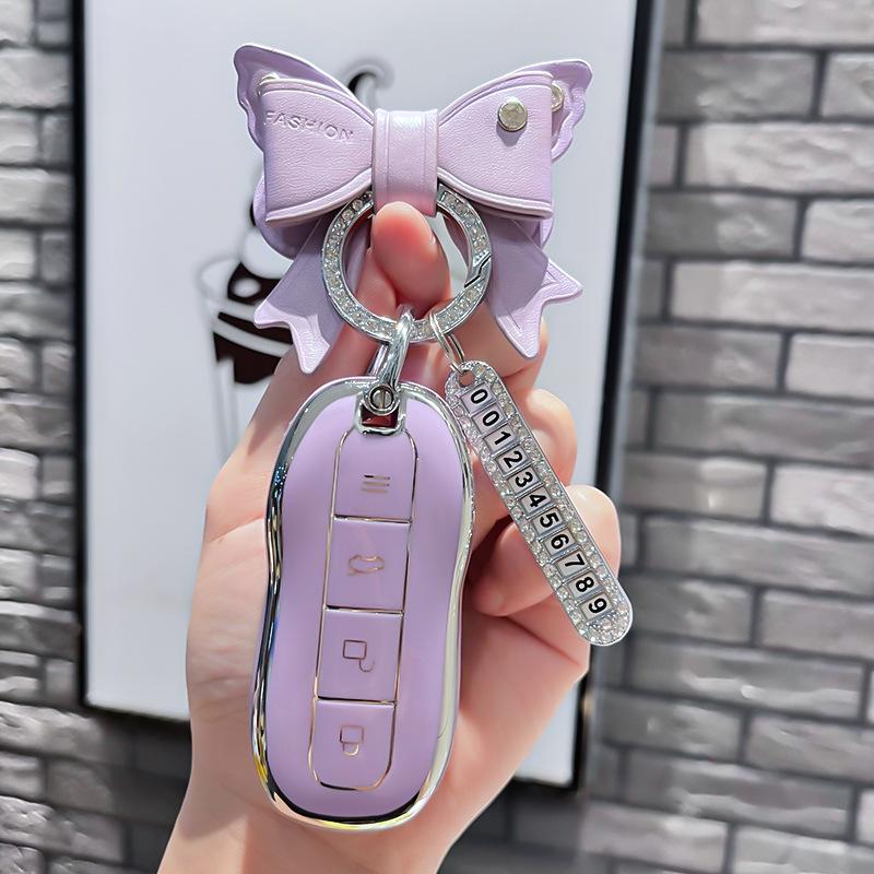 TPU Car Remote Key Case Cover Protect Shell Fob For Xiaomi SU7 YU7 SU7Pro SU7max Ultra Induction Card NFC Smart Accessories
