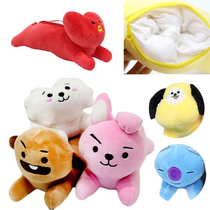 Bt21 Tas Stoffpuppe Beutel Spielzeug Mit Beliebten Bangtan Boys Bts Plüsch Federmäppchen Für Kpop Fans