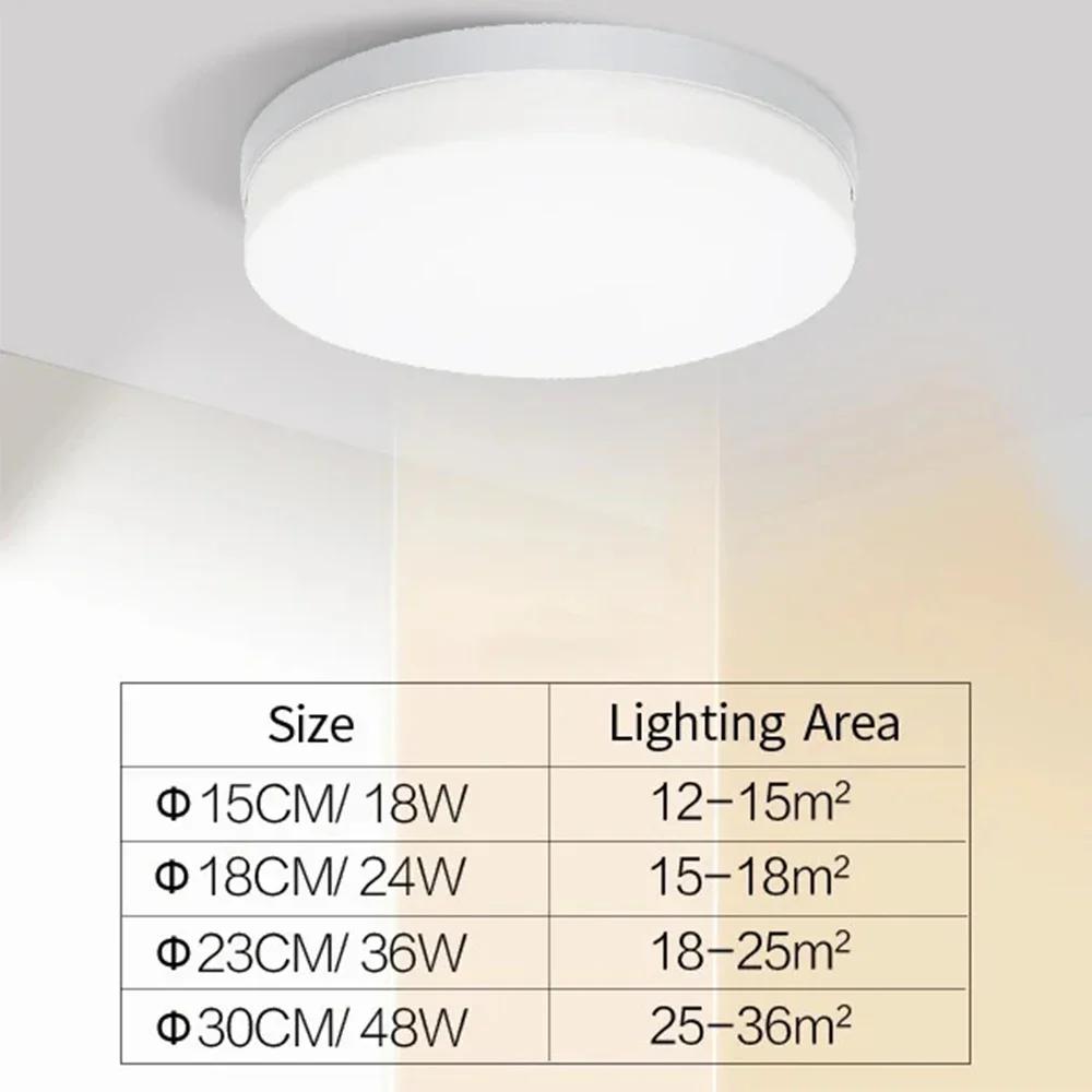IRALAN-Simple Round Ceiling Lamp, Modern Dish, Easy To Install, Decoration Home For Living Room, Corridor, Bedroom