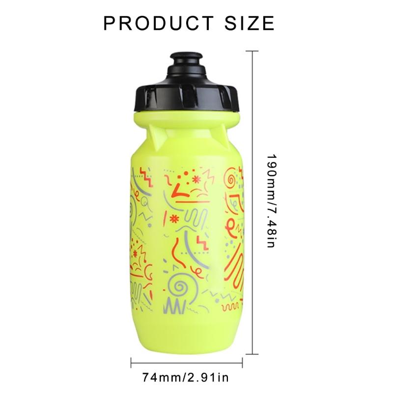 Sports Water Bottle Leak Proof Lightweight Cycling Water Bottle Outdoor Squeeze Bites Lid Water Bottle for Biking Hiking
