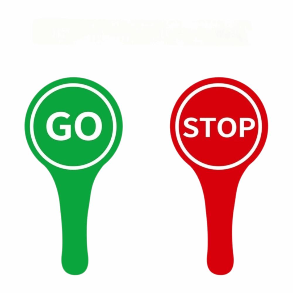 Double-Sided YES/NO Answer Paddle Quick Feedback Feedback Signal Cards Response Paddle
