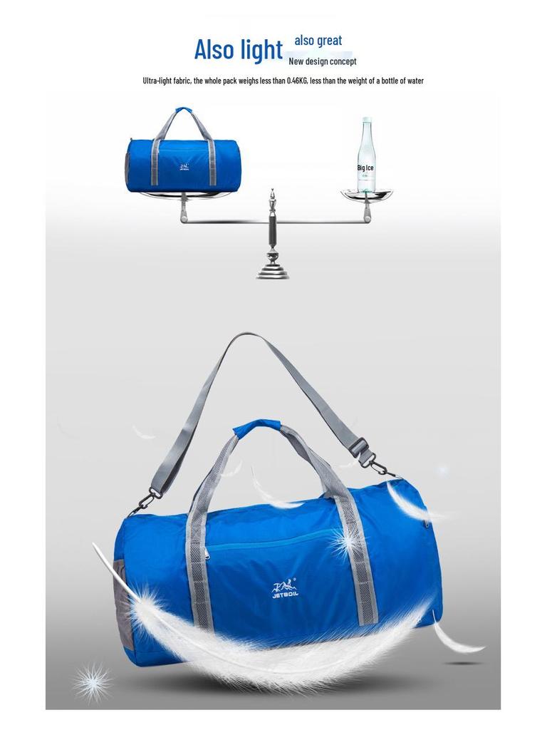 Large Capacity Waterproof Travel Bag - Foldable, Portable Fitness and Luggage Storage