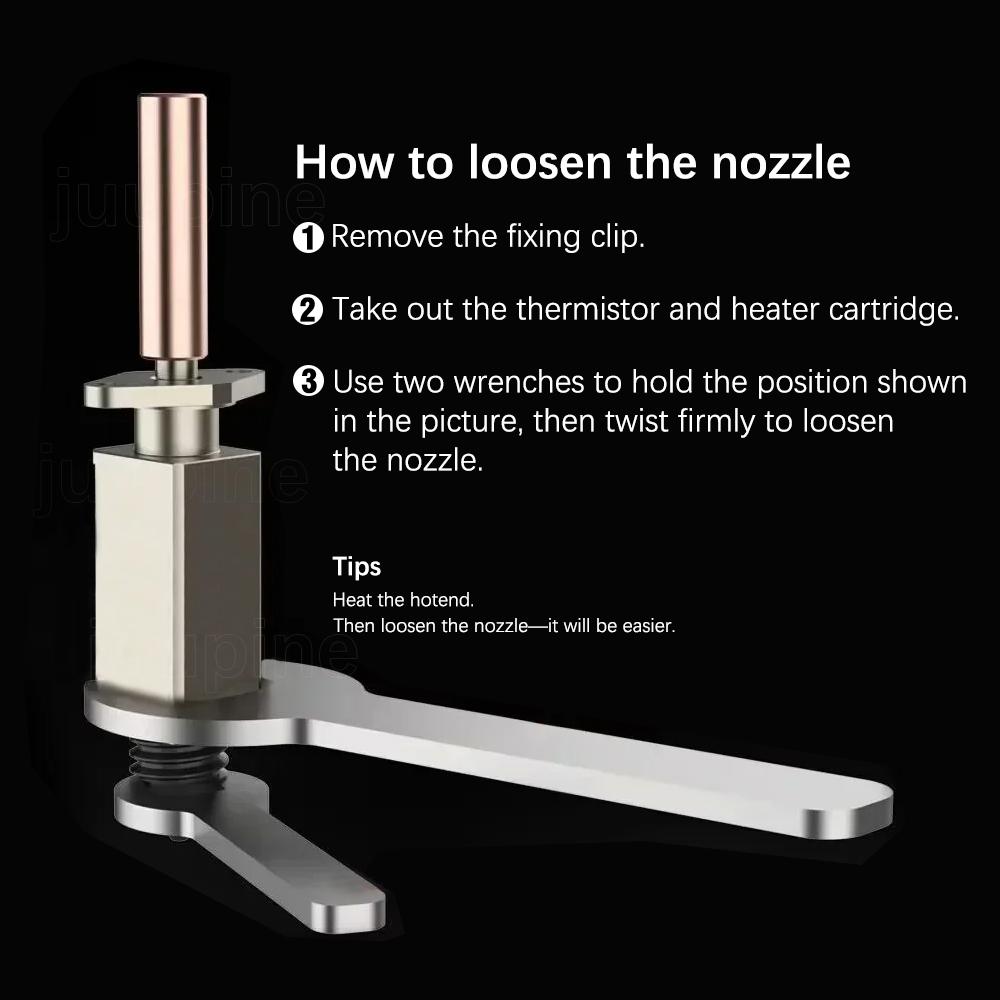 Upgrade Hotend 2.0 für Bambu Lab P1S X1 X1C 0,4 0,2 Düse Bambulab Extruder Heizblock Ersatz