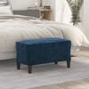 Day and Night - Day and Night Blue Velvet Bench 70x35x41 Cm