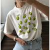 Ins Olive Graphic Tshirts Funny Women Cotton Short Sleeve Shirt Y2k Streetwear Summer Casual Creati Harajuku Y2k Top