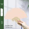 Thickened Xuan Paper Round Fan - Blank Lacquer Fan Kit for Chinese Painting & Calligraphy, Ancient Style, Double-Sided, Ideal for Children