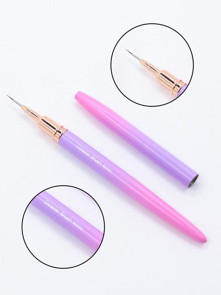 Japanese Pink Gradient Nail Art Striping Brush for Drawing & Flower Painting