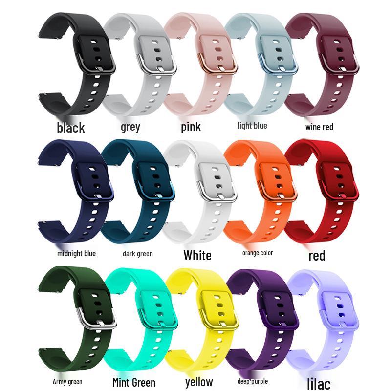 Xiaomi Watch 18mm Silicone Band for Huawei B5, Honor S1, Garmin 4S, Samsung