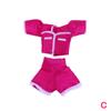 1Set Doll Clothes Short Sleeve Shorts Sexy Bunny Dress Stockings For 30Cm Doll