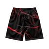 Pantaloncini Casual da Uomo con Elemento Fulmine Oscuro Naturale Europeo e Americano Pantaloni da Spiaggia