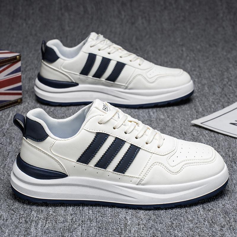 

Новые модные мужские туфли Four Seasons Low Top, удобные дышащие повседневные кроссовки 44 белый