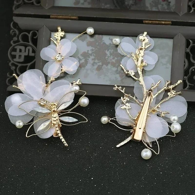Fashion Hair Decor Chinese Tassel Hairpin Elegant Classical Style Dragonfly Traditional HANFU Headwear Accessories Gifts