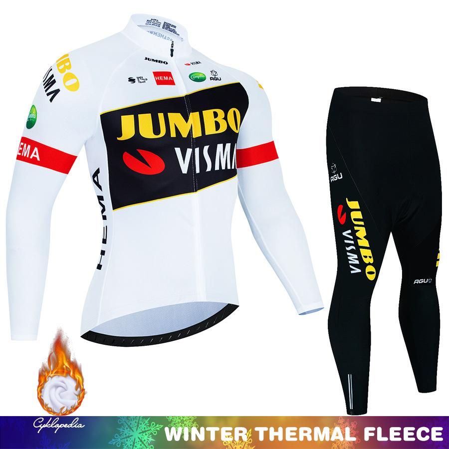 Men's and Women's Fleece Cycling Clothes Strap Set Road Mountain Bike Bicycle Thermal Cycling Shirt 2026 Winter Fleece Thermal Cycling Clothes Set