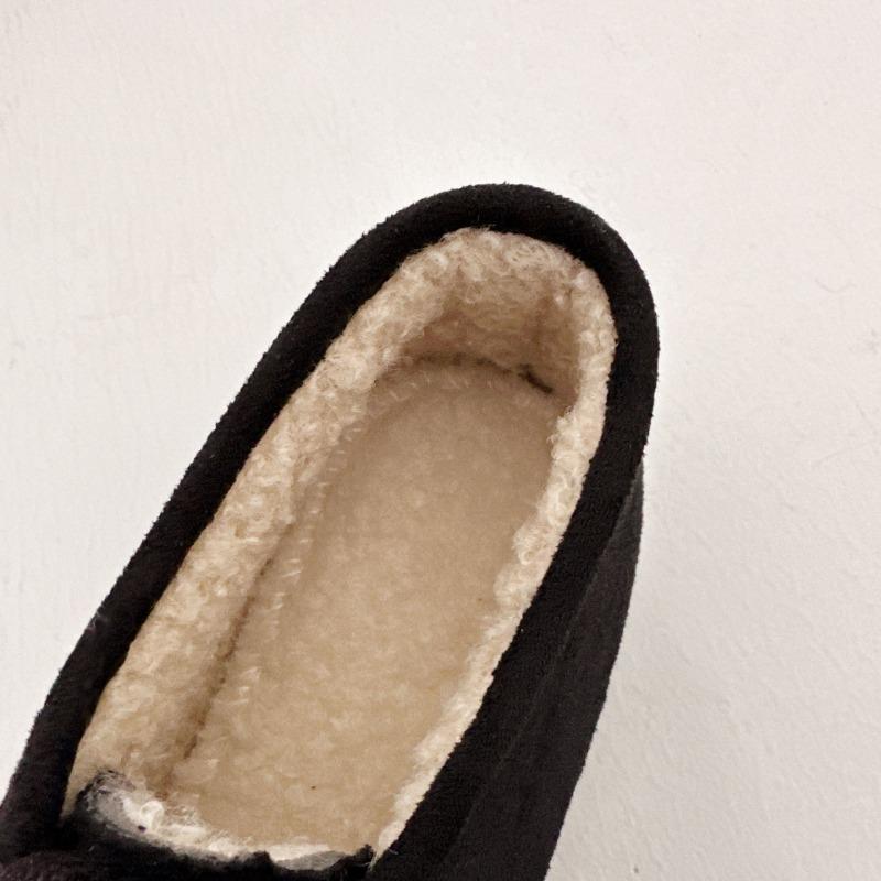 Winter new female kangaroo shoes fleece thickened warm non-slip soft sole Doudou casual shoes cotton shoes