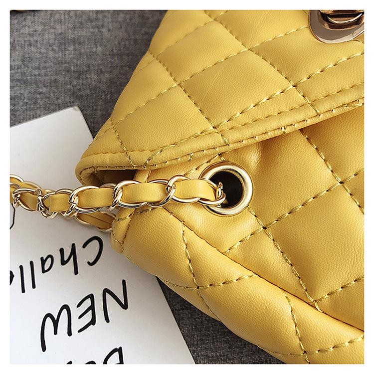 SCIONE Popular Bag Handbags Summer Small Fresh Messenger Bag Shoulder Bag Small Fragrance Rhombus Chain Bag