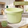 Manual Salad Spinner BPA Free Multifunctional Vegetable Washer Dryer Portable Design for Outdoor Barbecue Party Use