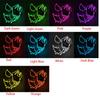 Premium Face Mask With Led Light Ideal For Halloween Dance Party Cosplay Decor