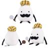 Adorable Detective Egg Plush Toy Cute Cartoon Anime Stuffed Animal For Apartment Dorm
