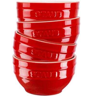 Schüsselset - ZWILLING - Staub - Keramik - Rund - 0,7 L - Rot