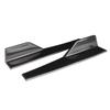 Pereche Universal Side Fuste Rocker Splitter Side Winglet Wing Diffuser Car Body Kit Negru lucios