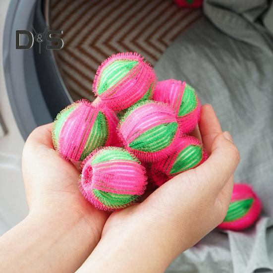 12/16/20Pcs Pet Hair Removal Balls Reusable Laundry Dryer Balls Space-Saving Design Speed Up Drying Time Laundry Ball