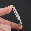 Multi Style New Mini Titanium Alloy Folding Surgical Knife for Outdoor Camping, Portable EDC Knife with 10 Free Blades