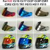 Helmet Visor for HJC CL16 CL17 CLST CLSP CSR1 CSR2 CS15 TR1 FG15 HS11 FS15 Helmet Shields Uv Protection Capacete Accessories