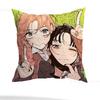 The Guy She Was Interested Pillow Case Anti-dustmite Pillowcase Invisible Zipper Silky Short Plush Sofa Cushion Cover