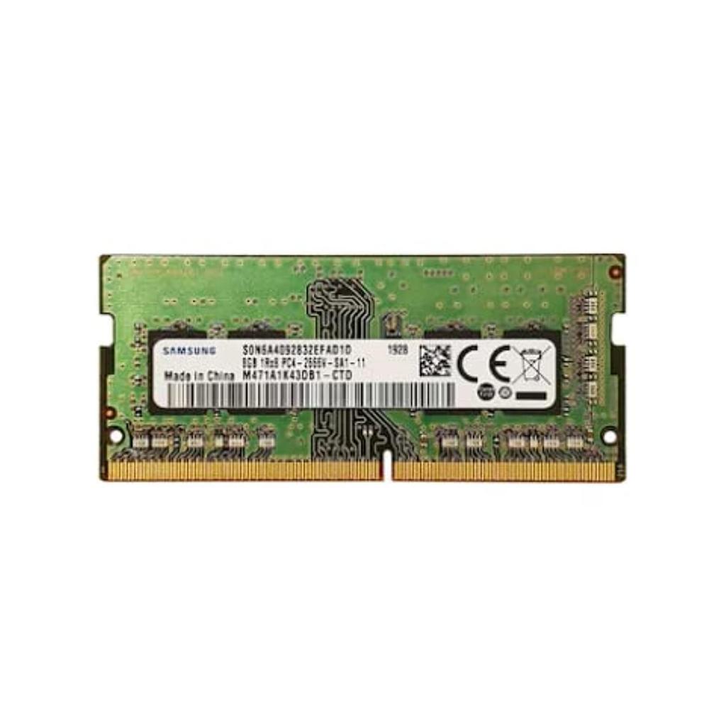 Samsung 8GB DDR4 PC4-21300, 2666MHZ, 260 PIN SODIMM, 1.2V, CL 19 dizüstü bilgisayar RAM bellek modülü