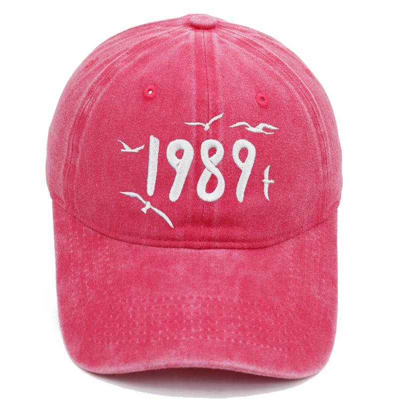 Taylor Swift Cotton Embroidered Baseball Cap With Sunshade For Casual Wear