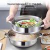 Wutuo Stainless Steel Double Layer Steamer Pot