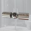 Adjustable Stainless Steel Rod Connector for Shower And Window Installation