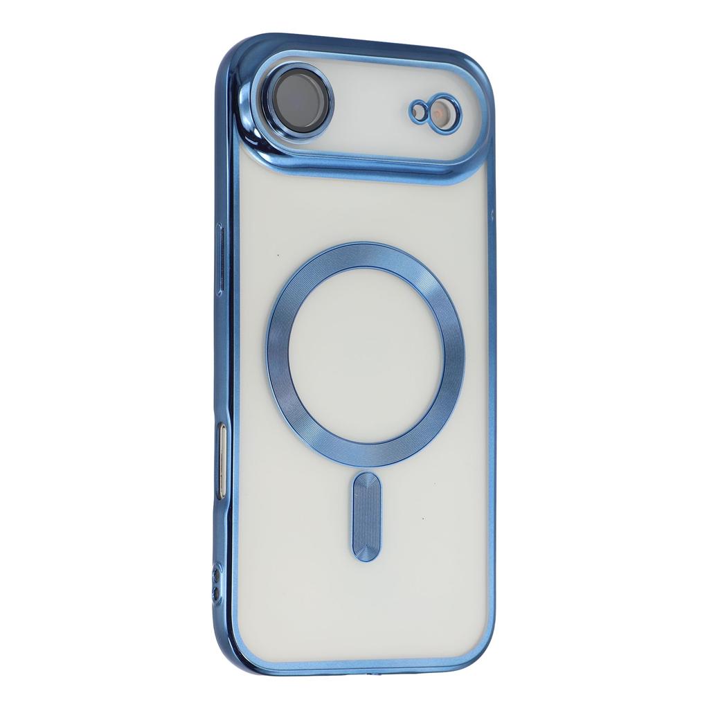 For iPhone 17 Air Magnetic Case CD Veins Glass Lens Guard TPU Phone Back Cover